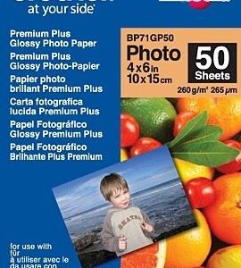 Papel Fotogr?fico de Lustro Premium Branco (50 Folhas) - BROTHER