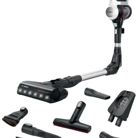Aspirador Vertical Unlimited 7 BSS711W 0,3L 18V (Preto/Prateado/Branco) - BOSCH