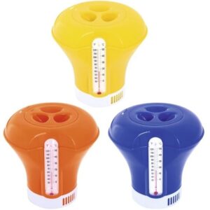 Dispensador de Químicos Flutuante c/ Termómetro p/ Piscinas - BESTWAY