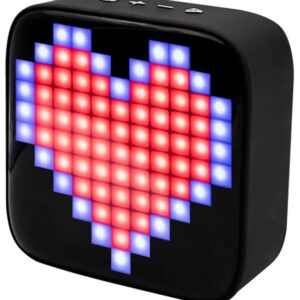 Coluna Bluetooth Portátil 5W c/ Animações de Pixel - DENVER