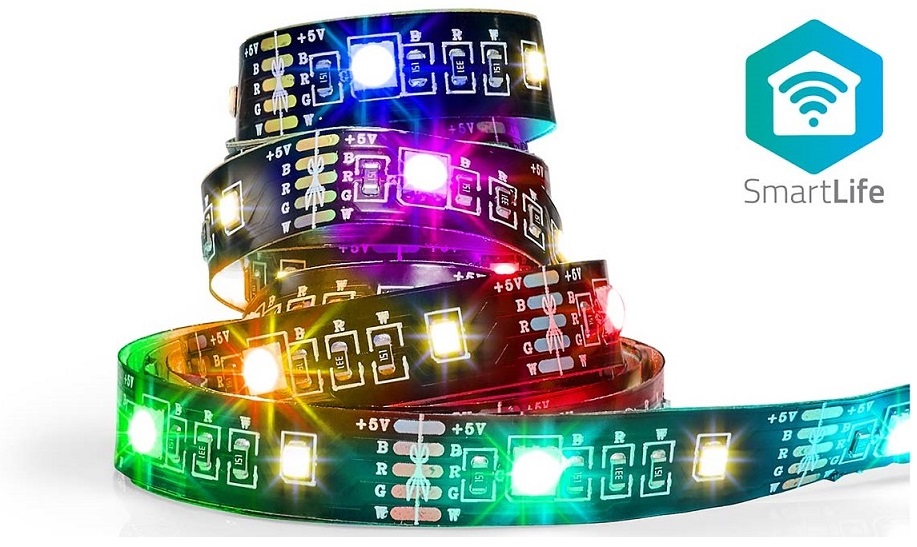 Fita de LEDs RGB+W SmartLife Bluetooth (2 mts) - NEDIS