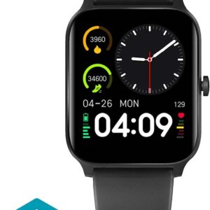 Smartwatch SmartLife BTSW30BK (Preto) - NEDIS