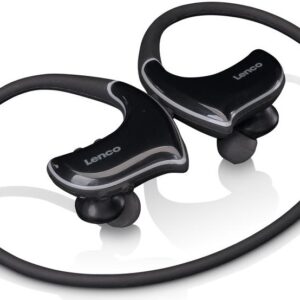 Auriculares Bluetooth ? Prova de ?gua c/ Leitor MP3 4GB (Preto) - LENCO