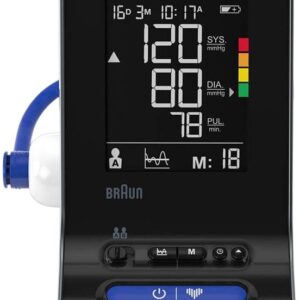 Medidor Tensão Arterial ExtraFit 3 (Preto/Branco) - BRAUN