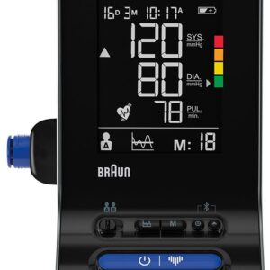 Medidor Tensão Arterial Automático BUA 6350 ExactFit 5 Connect (Preto) - BRAUN