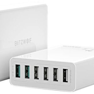 Carregador 6x Portas USB 60W (Branco) - BLITZWOLF