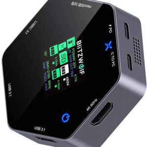 Docking Station 8-EM-1 c/ Ecr? LCD 100W BW-TH16 (Preto) - BLITZWOLF
