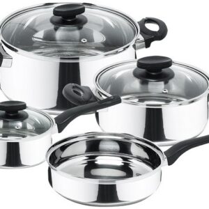 Trem de Cozinha Deliss 7 Peças p/ Gás, Elétrico e Vitrocerâmica (Aço Inoxidável) - MAGEFESA
