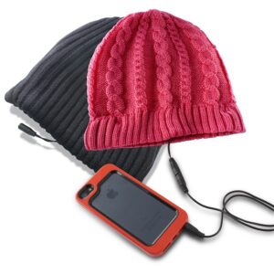 Gorro de Mulher c/ Auscultadores (Rosa) - KSIX