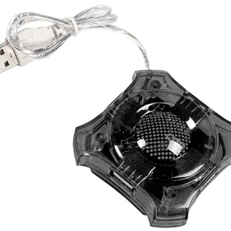 HUB Slim USB 2.0 4 Portas (Preto) - ESPERANZA