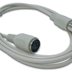 Cabo Extensão Teclado 5 Pin (DIN) Macho - 5 Pin (DIN) Femea - 2 mts