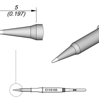 Ponteira 0,3mm p/ Ferro Soldar - JBC