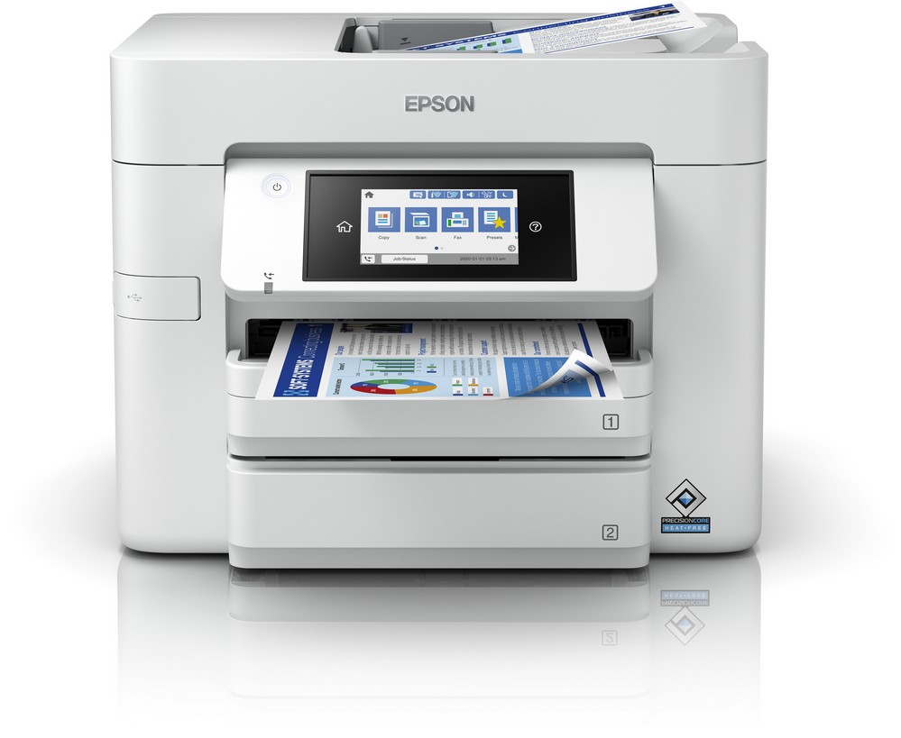 Impressora WorkForce Pro WF-C4810DTWF Wi-Fi (Cinzento) - EPSON
