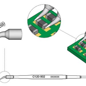 Ponta p/ Micro Pin?as PA120-A (?0,3mm) - JBC