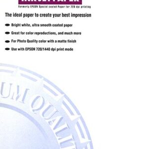Papel Qualidade Foto A3 (100 Folhas) - EPSON