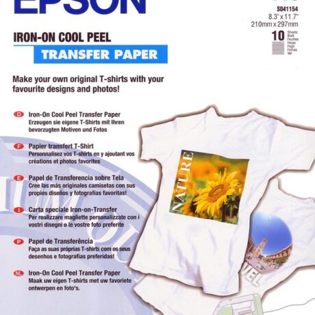 Papel de Transfer?ncia a Quente A4 (10 Folhas) - EPSON