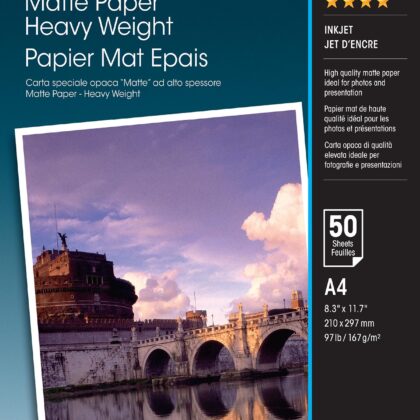 Papel Mate A4 (50 Folhas) - C13S041256 - EPSON