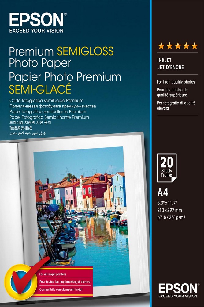 Papel Fotográfico Premium A4 - EPSON