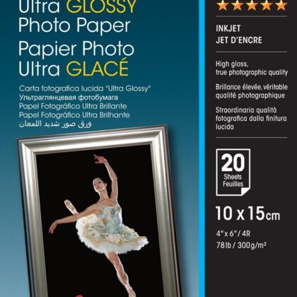 Papel Fotográfico 10cmx15cm (20 Folhas) - EPSON