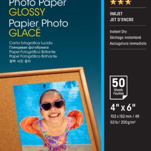 Pack 50x Folhas Papel PHOTO 4X6 - C13S042547 - EPSON