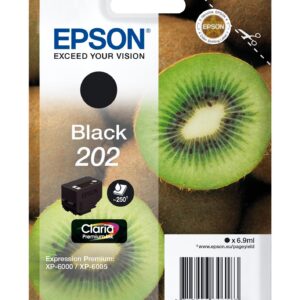 Tinteiro 202 Claria Premium XP-60xx (Preto) - C13T02E14010 - EPSON