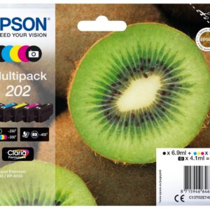 Pack 5x Tinteiros 202 (250 / 300 Páginas) - EPSON