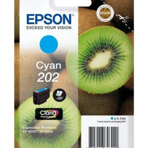 Tinteiro 202 Ciano (300 páginas) - EPSON