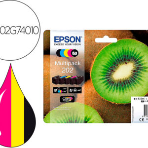 Tinteiro 202 Xl Xp-6000/Xp-6005/Xp-6100/Xp-6105 Multipack (Preto/Cores) - EPSON