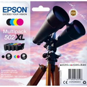Pack 4x Tinteiros 502XL (4 Cores) - C13T02W64010 - EPSON