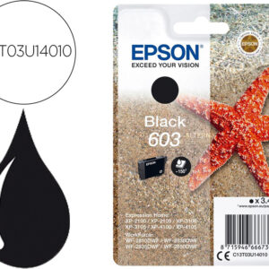 Tinteiro 603 Xp-2100/2105/3100/4100/Wf-2810/2830/2835/2850 (Preto) - EPSON