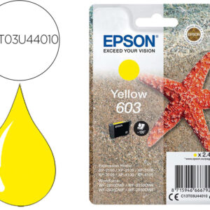 Tinteiro 603 Xp-2100/2105/3100/4100/Wf-2810/2830/2835/2850 (Amarelo) - EPSON