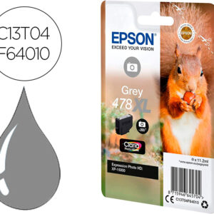 Tinteiro 478Xl Claria Photo Hd Ink (Cinza) - EPSON
