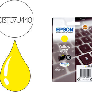Tinteiro 407L Clavier Wf-4745 Series (Amarelo) - EPSON