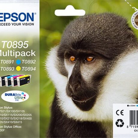 Pack 4x Tinteiros Quad S20/SX115/218/BX300 - EPSON
