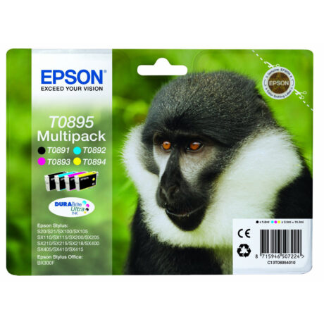 Pack 4x Tinteiros Quad S20/SX115/218/BX300 - EPSON