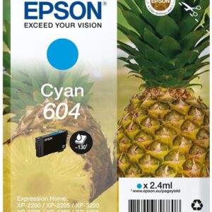 Tinteiro Original Singlepack Ciano 604 - EPSON