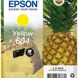Tinteiro Original Singlepack Amarelo 604 - EPSON