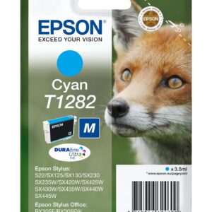 Tinteiro EPSON Cyan Stylus S22/SX42xW/BX305F - C13T12824012