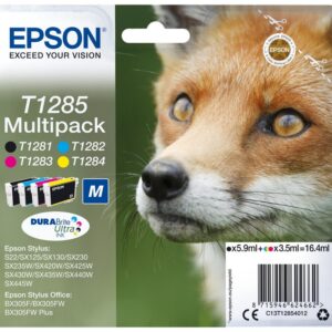 Pack 4x Tinteiros S22/SX42xW/BX305 (Preto/Azul/Magenta/Amarelo) - EPSON