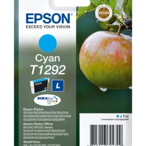 Tinteiro EPSON Cyan SX420W/425W/ BX305F/320FW - C13T12924012