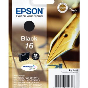 Tinteiro Serie 16WF-20xx/WF-25xx - C13T16214012 (Preto) - EPSON