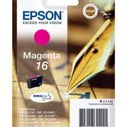Tinteiro EPSON Serie 16 WF-20xx/WF-25xx - C13T16234022 - Magenta