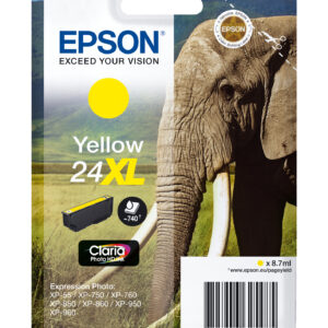 Tinteiro Serie 24XL XP-750/850/950/55 (Amarelo) - EPSON