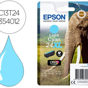 Tinteiro Claria Photo Hd Ink 24Xl Expression Photo Xp-950 (Azul Claro) - EPSON