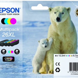 Pack 4x Tinteiros XL Quad XP-600/700/800 (C13T26364010) - EPSON