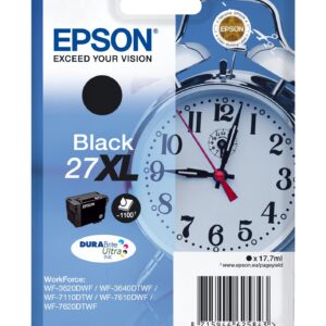 Tinteiro Serie 27XL WF-3xxx/WF-7xxx - C13T27114012 (Preto) - EPSON