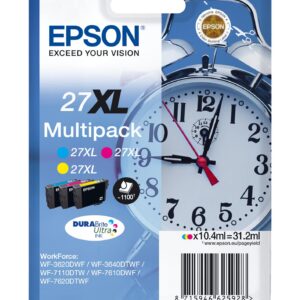Tinteiro Multipack 27XL WF-3xxx/WF-7xxx - C13T27154022 - EPSON