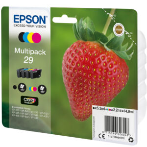 Pack 4x Tinteiros Serie 29 XP-235/332/335/432/435 - EPSON