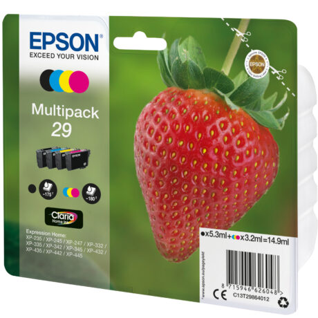 Pack 4x Tinteiros Serie 29 XP-235/332/335/432/435 - EPSON