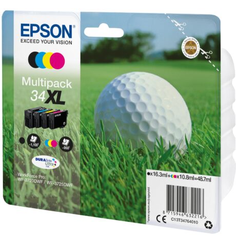 Pack Tinteiros Serie 34XL WF-3720/3725 - EPSON
